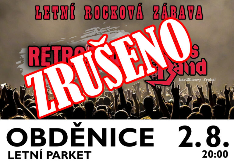 Výlet do Obděnic zrušen pořadatelem!